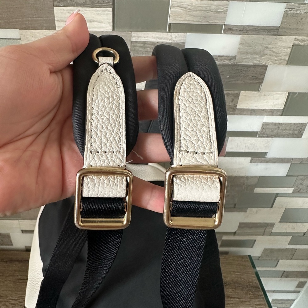 Coach Ivory Mini Backpack with Gold Accents / Bifold Wallet Included - Picture 3 of 16